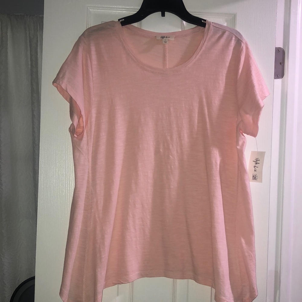 Style & company Large short sleeve top